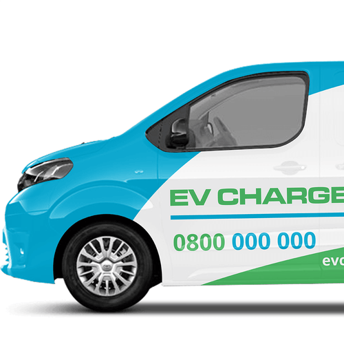 EV Van on charge